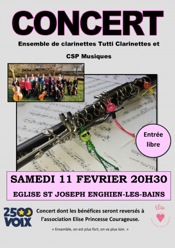 Concert // Ensemble des Tutti Clarinettes et CSP Musiques