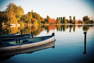 Barques sur le Lac d'Enghien - Crédit photo : Nicolas Laverroux